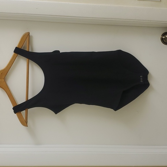 New with tags Pink VS black bodysuit size extra small - Picture 3 of 4